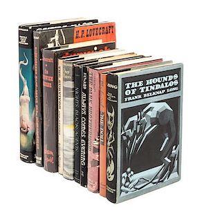 * (ARKHAM HOUSE--EARLY) 17 early works published by Arkham House, some inscribed.