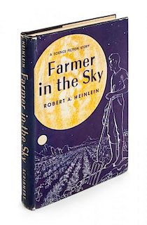 * HEINLEIN, ROBERT A. Farmer in the Sky. New York, 1950. First edition, signed.