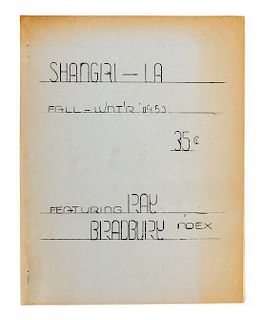 * (BRADBURY, RAY). Shangri-La. Fall-Winter, 1953. Includes an index of Bradbury's works.