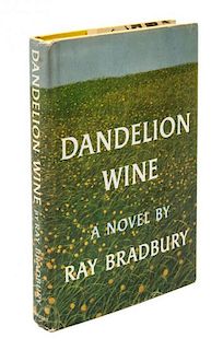 * BRADBURY, RAY. Dandelion Wine. Garden City, NY, 1957. First edition, signed.