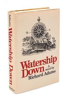 * ADAMS, RICHARD. Watership Down. New York, 1972. First American edition, signed.  With a first edition of Shardik
