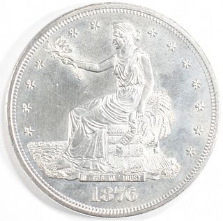 1876 TRADE DOLLAR GEM BU