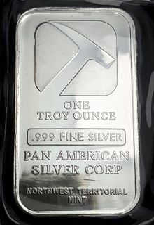 Pan American .999 Silver Corp 1 ozt Bar