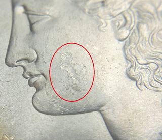 Mint Error 1888 Morgan Silver Dollar MS67+