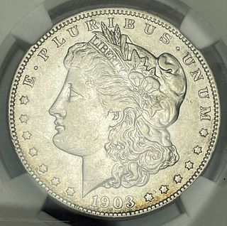 1903-S Morgan Silver Dollar AU Details