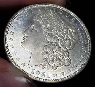 1921-D Morgan Silver Dollar MS64 PL
