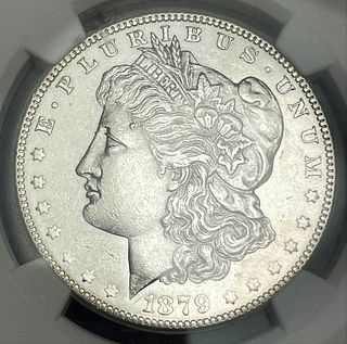 1879-S Rev of 78 Morgan Silver Dollar NGC UNC Details