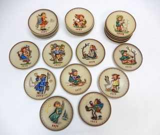 Collection of (25) Hummel Anniversary Plates.