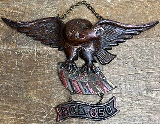 Reading Eagle Wall Plaque