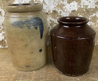 Stoneware and Redware Crocks