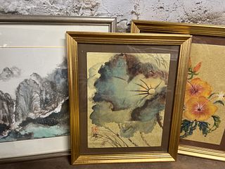 Three Chinese Watercolors
