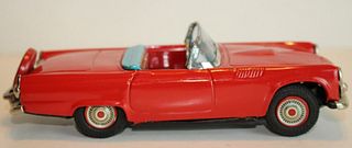 Bandai Made in Japan Tin Friction 1955 Ford Thunderbird, Nice Original