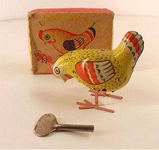 TIN FRICTION WINDUP TOY WITH ORIG BOX