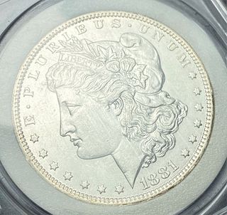 1881-O Morgan Silver Dollar MS67