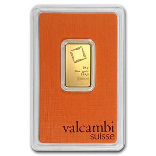 (5) Valcambi Gold 10 Gram Bars