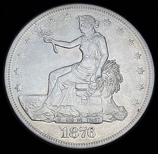 Last Min! 1876-S Trade Silver Dollar MS62 Details