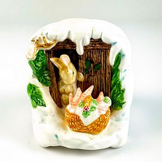 Schmid Beatrix Potter Music Box, Rabbit Finding Food Basket