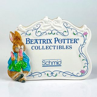 Schmid Beatrix Potter Collectibles Dealer Plaque
