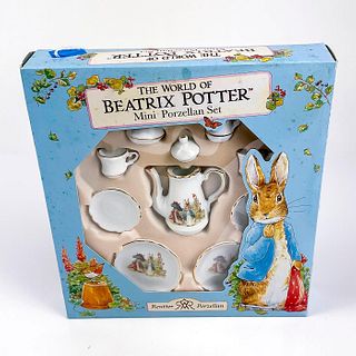 Reutter Porzellan Beatrix Potter, Miniature Tea Set