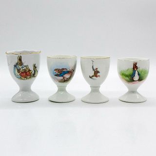 4pc Reutter Porzellan & Grimwades Beatrix Potter Egg Cups