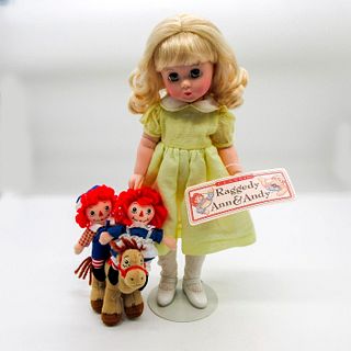 Vintage Madame Alexander Doll, Marcella and Raggedy Ann