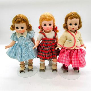 3pc Vintage Madame Alexander Dolls, Roller Skaters