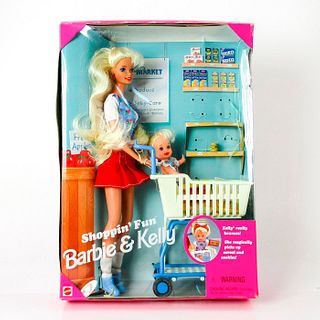 Mattel Barbie Doll, Shoppin' Fun Barbie & Kelly Playset