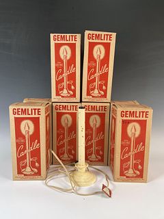 VINTAGE GEMLITE CANDLES IN ORIGINAL BOXES