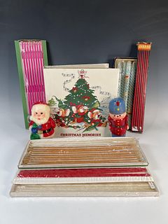 CHRISTMAS CANDLES AND CARDS