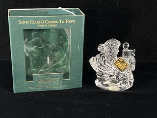 MARQUIS WATERFORD SANTA CLAUS IS COMING TO TOWN IN BOX