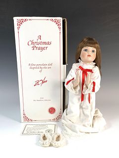 A CHRISTMAS PRAYER DOLL IN BOX