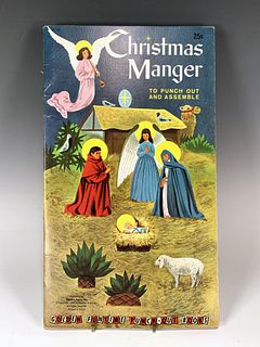 CHRISTMAS MANGER PUNCH OUT BOOK