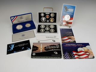 COLLECTION OF SILVER COINS PROOFS AND MORE