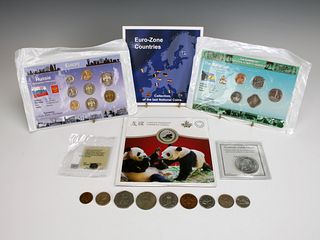 INTERNATIONAL COIN SETS SOME SILVER BULLION COINS