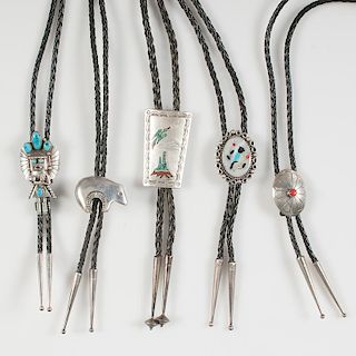 Navajo and Zuni Bolos for Wearing on Your Ranch