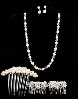 WEDDING BRIDAL ACCESSORIES COMBS & JEWELRY