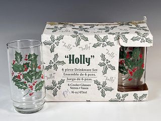 HOLLY COOLER GLASSES