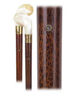 Mother of Pearl Erotic Stanhope Dress Cane