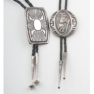 Navajo and Hopi Sterling Bolos for Individuals with Western Mentality