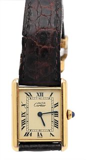 Cartier Must De Tank Wristwatch