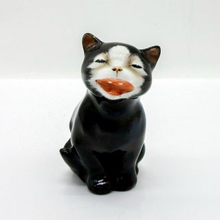 Lucky Black Cat K12 - Royal Doulton Animal Figure