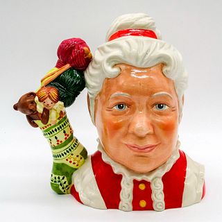 Mrs. Claus with Stocking Handle D7242 - Royal Doulton Character Jug