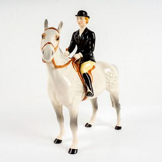 Beswick Figurine, Huntswoman On Standing Horse