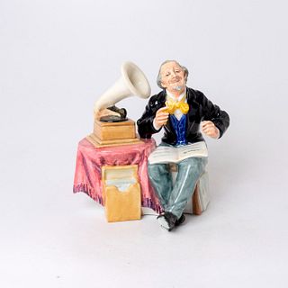 Royal Doulton Prototype Figurine, Man Beside Gramophone