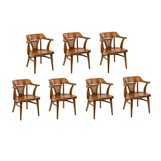 (7) Set of Boling Chair Co. Armchairs