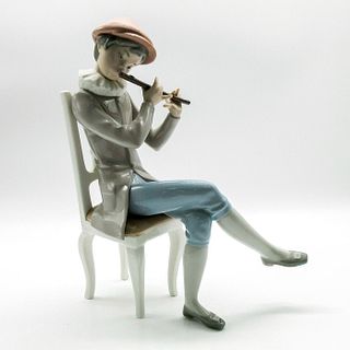 Boy With Flute 1004877 - Lladro Porcelain Figurine
