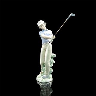Nao by Lladro Figurine, Fore! Female Golfer