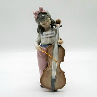 Nao by Lladro Figurine, Girl with Cello 02001035