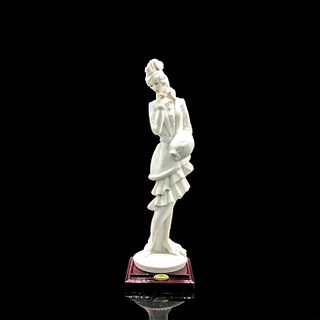 Giuseppe Armani Figurine, Lady With Muff 0408F (Cream Color)