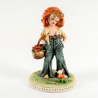 Capodimonte Tiziano Galli Italian Porcelain Figurine, Apples